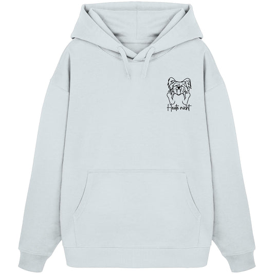Heute nicht - Papillon - Organic Oversize Hoodie