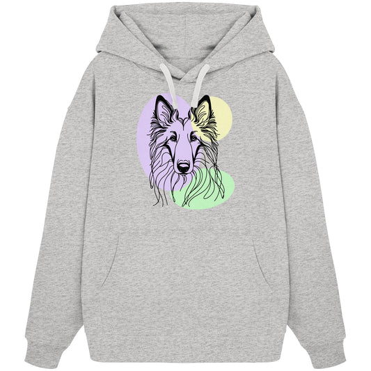 Line Art - Süßer Tervueren - Organic Oversize Hoodie