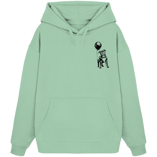 Ballon Staffordshire Bullterrier - Organic Oversize Hoodie
