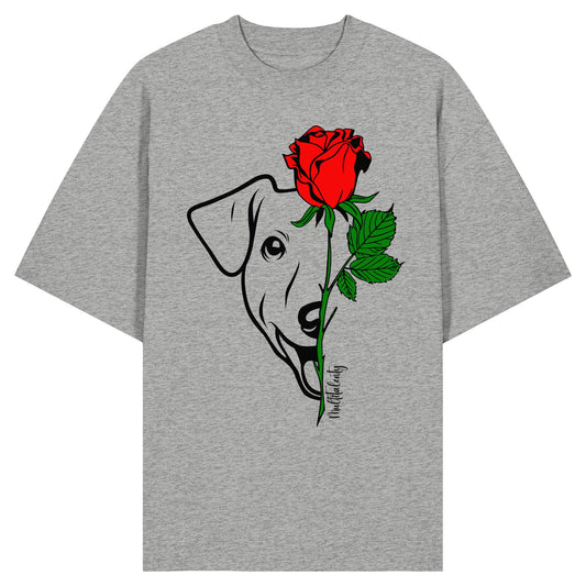 Tattoo Rose - Jack Russell - Organic Oversize Shirt