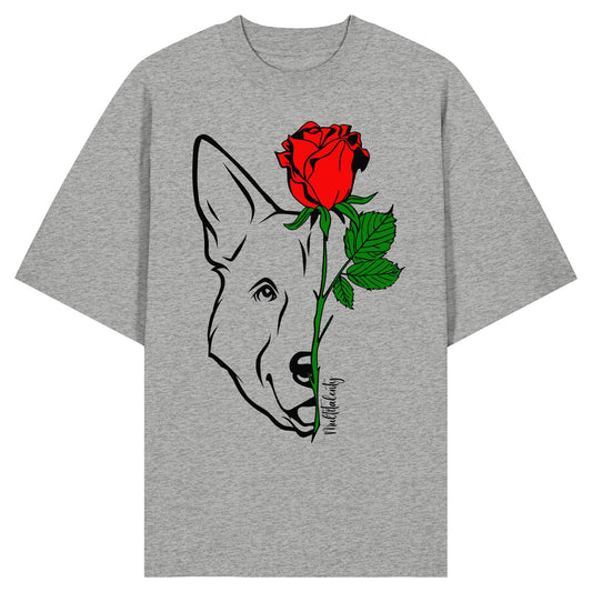 Tattoo Rose - Schäferhund - Organic Oversize Shirt