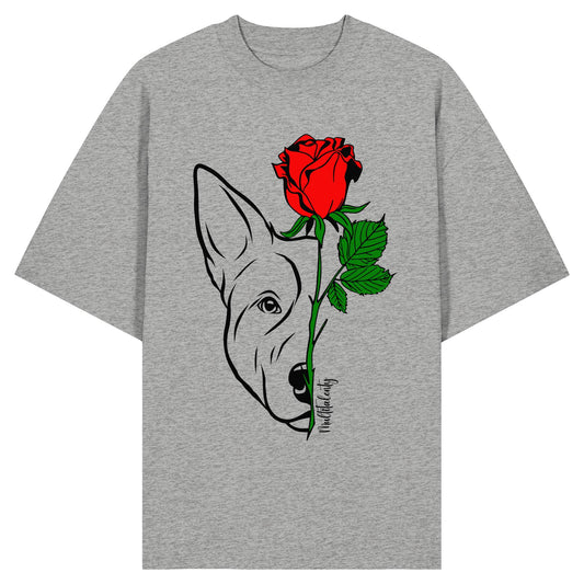 Tattoo Rose - Australian Cattle Dog - Organic Oversize Shirt