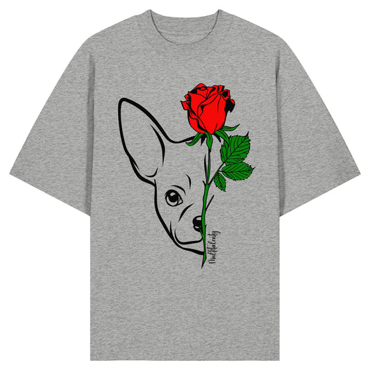 Tattoo Rose - Chihuahua - Organic Oversize Shirt