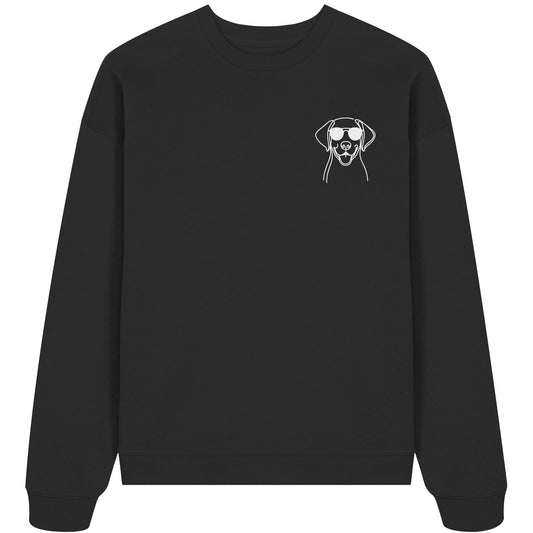 Line Art - Cooler English Pointer - Organic Oversize Sweatshirt