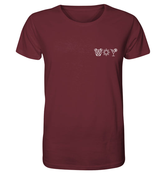 Staffordshire Bullterrier - Sonne Cocktail - Organic Shirt
