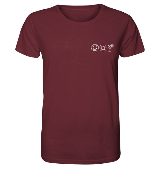 Dackel (Kurzhaar) - Sonne Cocktail - Organic Shirt