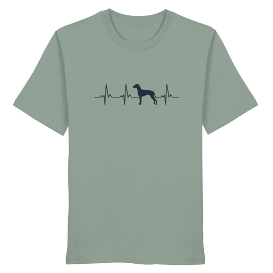 Herzschlag Weimaraner - Organic Shirt