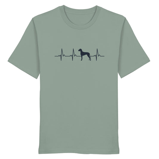 Herzschlag Deutsche Dogge - Organic Shirt