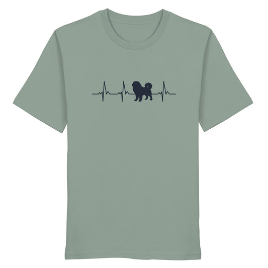 Herzschlag Tibetdogge - Organic Shirt
