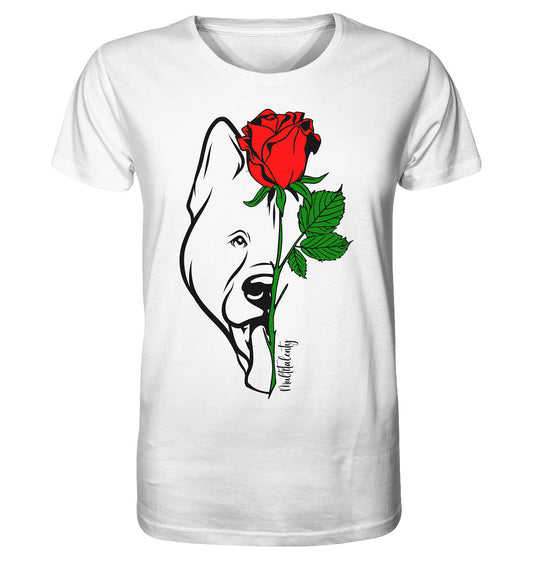 Tattoo Rose - American Akita - Organic Shirt