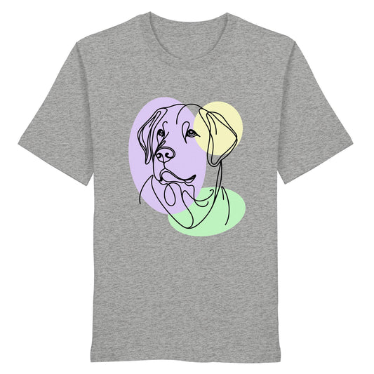 Line Art - Süßer Labrador - Organic Shirt