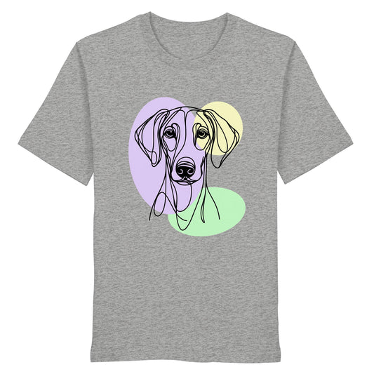 Line Art - Süßer Dobermann - Organic Shirt