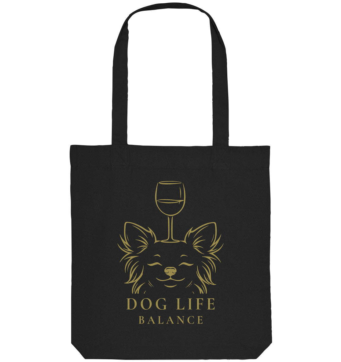 Dog Life Balance - Chihuahua (Langhaar) - Organic Tote-Bag