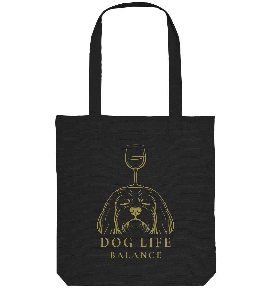 Dog Life Balance - Lhasa Apso - Organic Tote-Bag