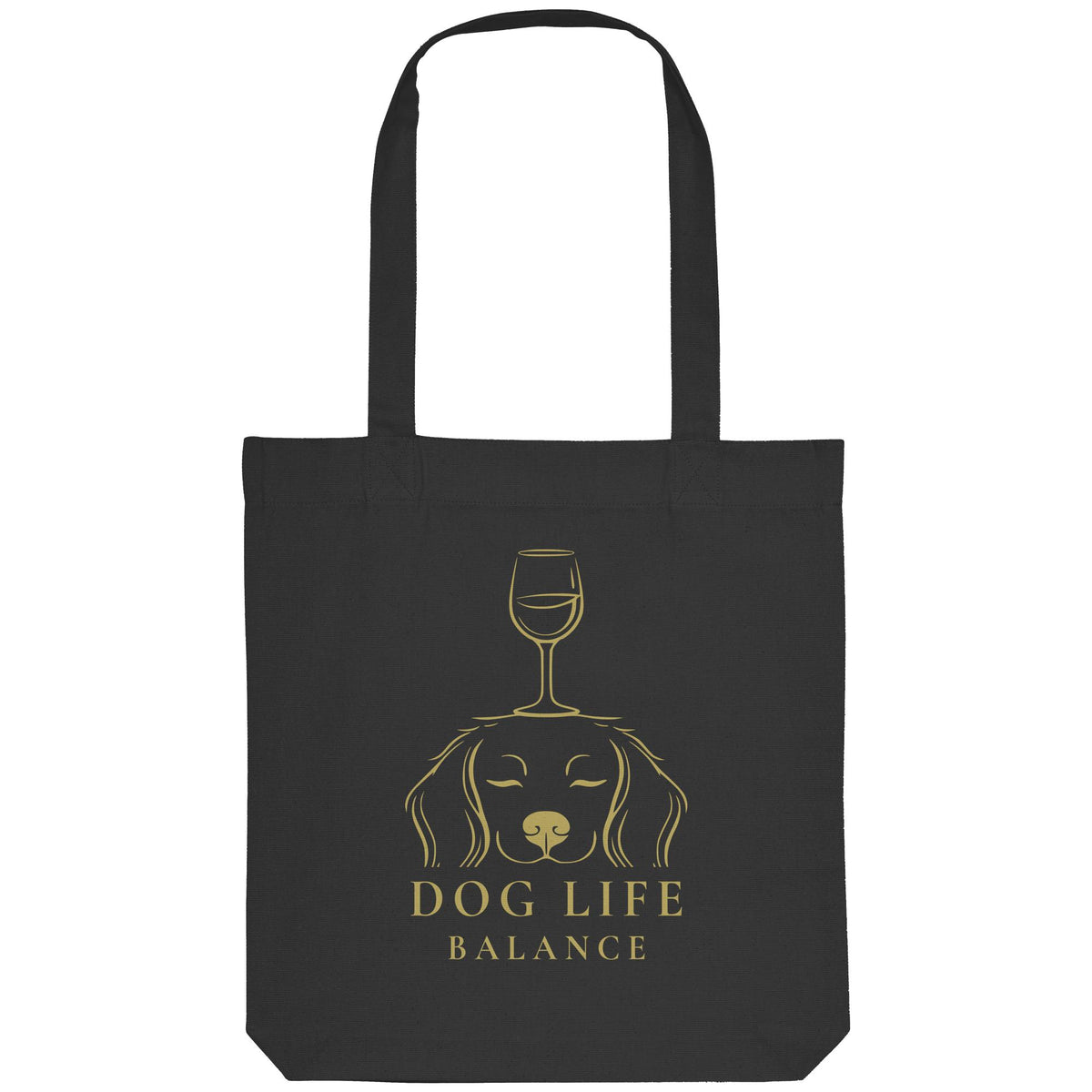 Dog Life Balance - Dackel (Langhaar) - Organic Tote-Bag