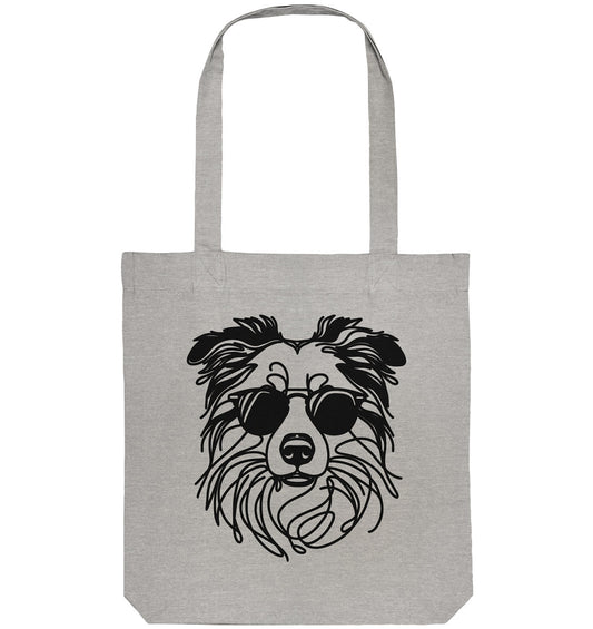 Line Art - Cooler Australian Shepherd - Organic Tote-Bag