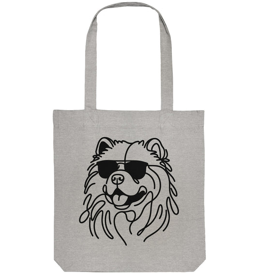 Line Art - Cooler Chow Chow - Organic Tote-Bag