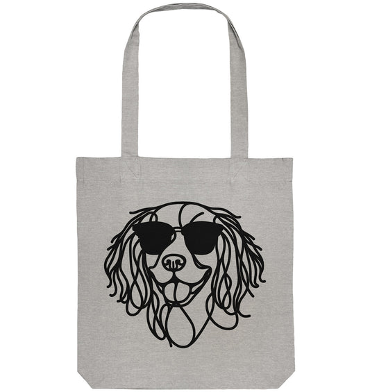 Line Art - Cooler English Springer Spaniel - Organic Tote-Bag