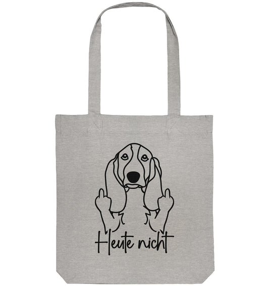 Heute nicht - Basset Hound - Organic Tote-Bag