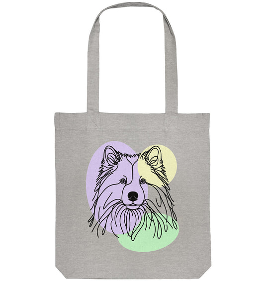 Line Art - Süßer Eurasier - Organic Tote-Bag