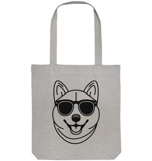 Line Art - Cooler Shiba Inu - Organic Tote-Bag
