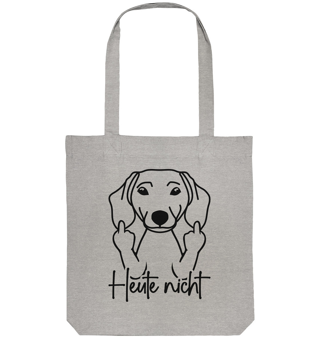 Heute nicht - Dackel (Kurzhaar) - Organic Tote-Bag