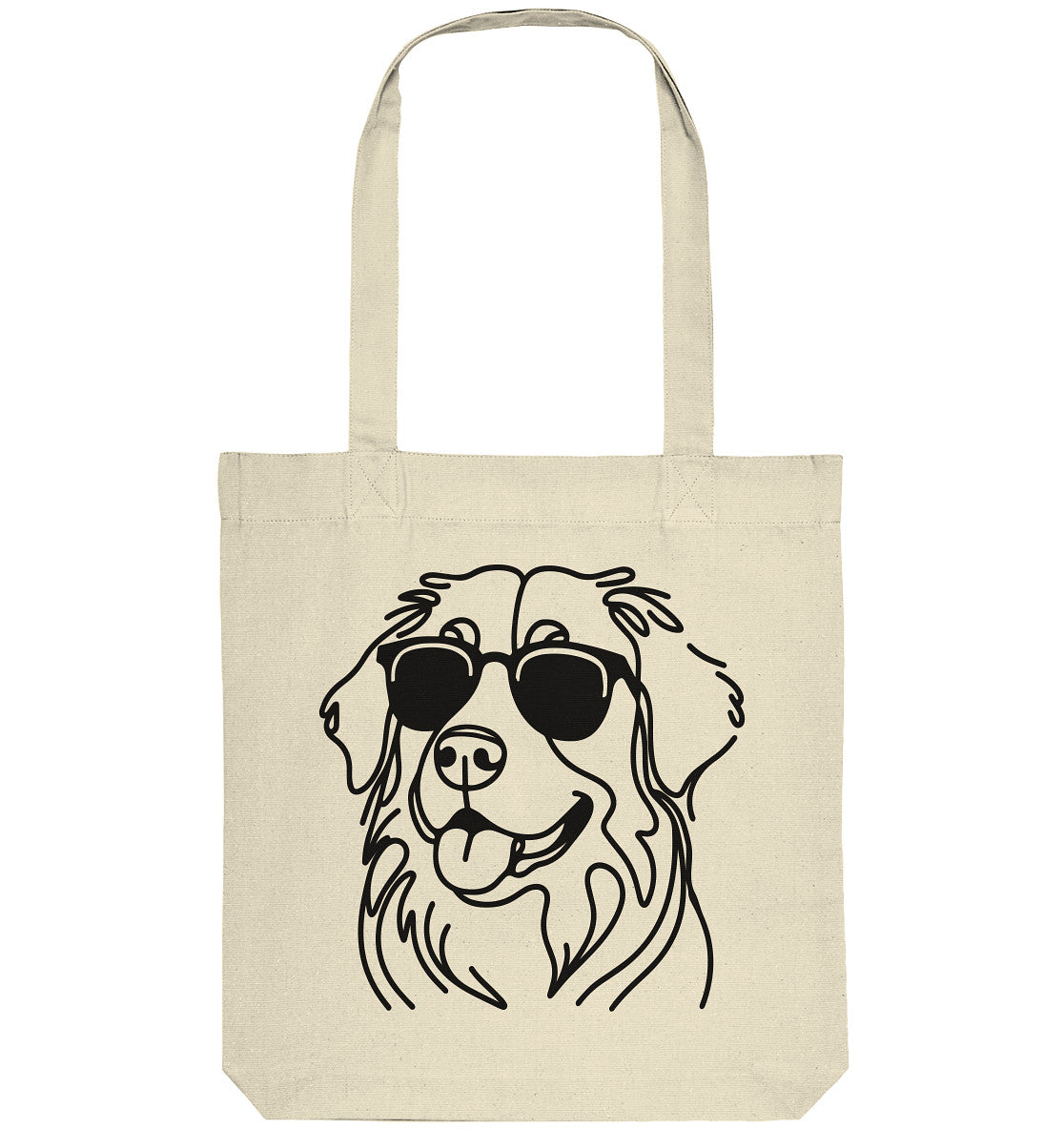 Line Art - Cooler Berner Sennenhund - Organic Tote-Bag