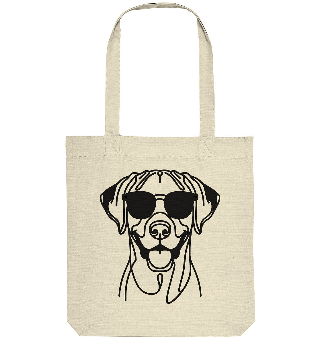 Line Art - Cooler Rhodesian Ridgeback - Organic Tote-Bag