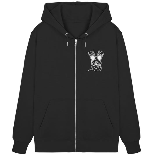 Line Art - Cooler Irish Terrier - Organic Zipper