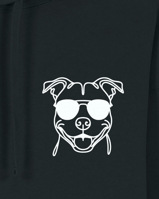 Motiv nah - Line Art - Cooler American Staffordshire Terrier