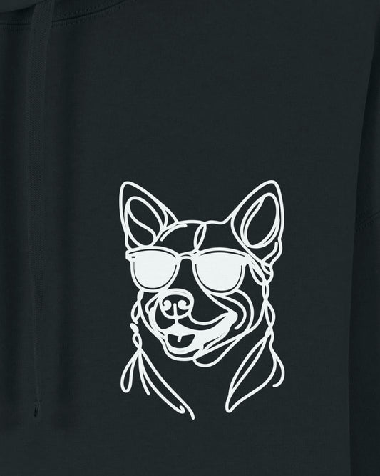 Line Art - Cooler Australian Cattle Dog - Motiv