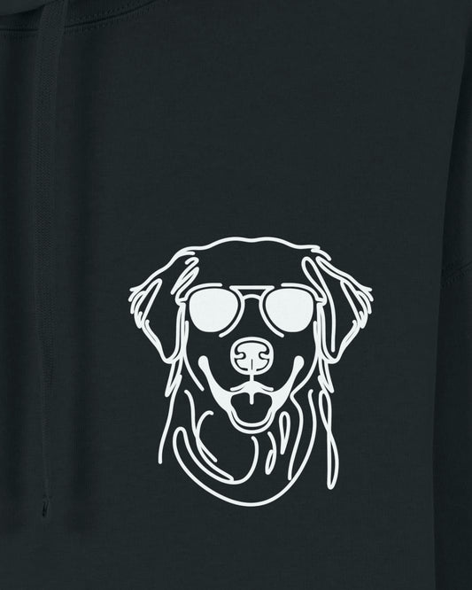 Line Art - Cooler Golden Retriever - Motiv