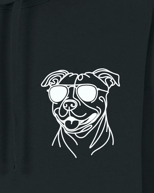 Motiv nah - Line Art - Cooler Staffordshire Bullterrier