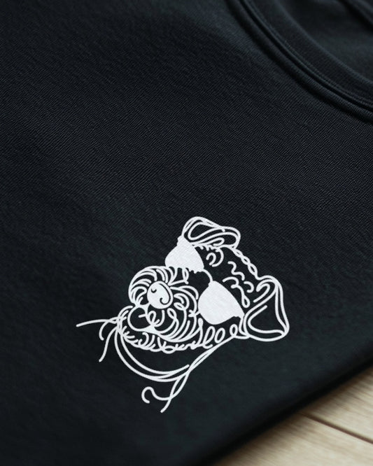 Line Art - Cooler Airedale Terrier - Motiv