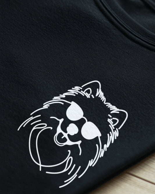 Line Art - Cooler Samojede - Motiv