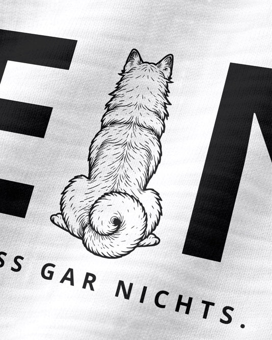 Motiv nah - Nein. Ich muss gar nichts. - Islandhund