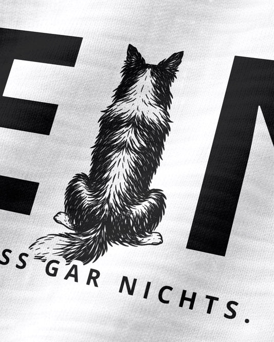 Motiv nah - Nein. Ich muss gar nichts. - Border Collie