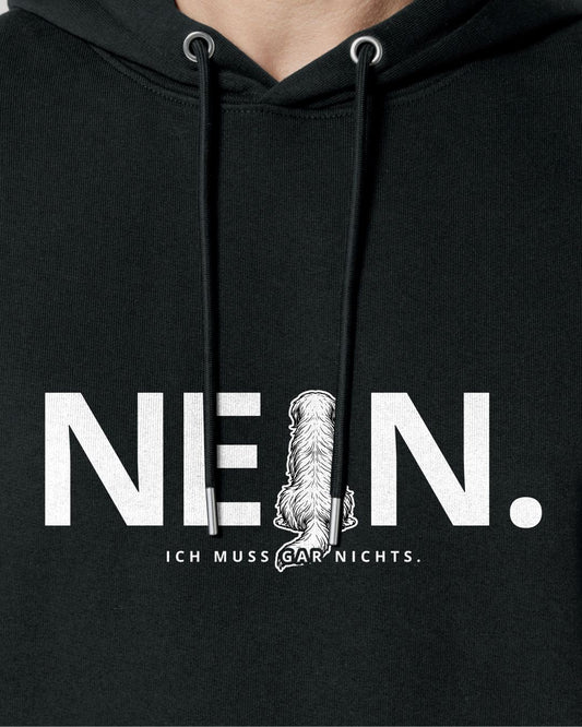 Motiv nah - Nein. Ich muss gar nichts. - Bearded Collie