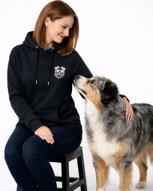 Line Art - Australian Shepherd - Model - Beispiel