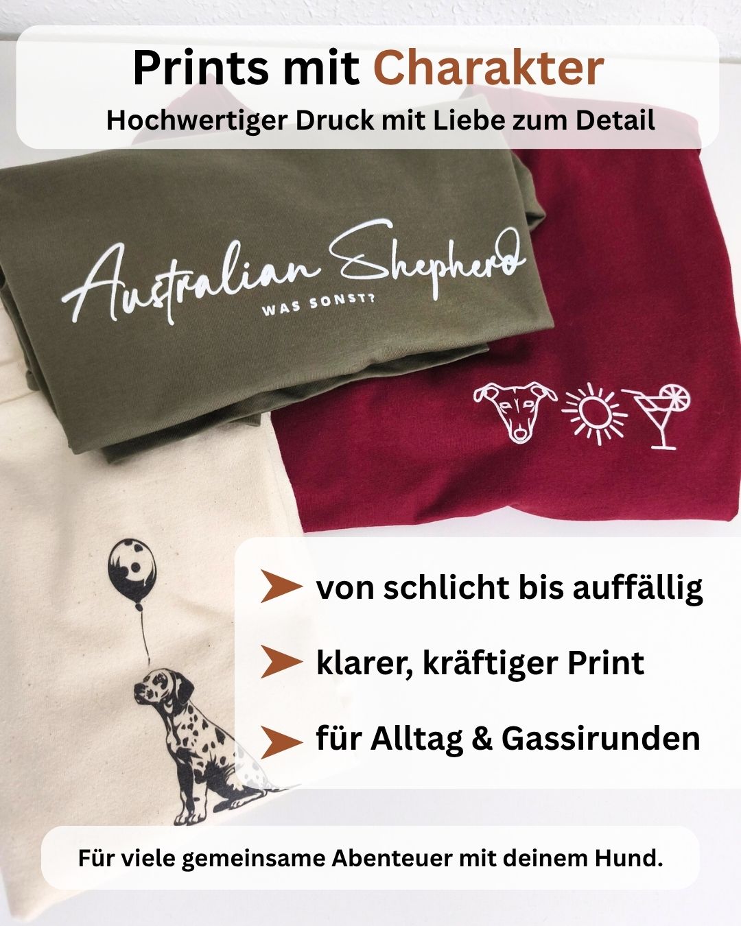Prints mit Charakter – hochwertiger Druck für Alltag und Gassirunden
