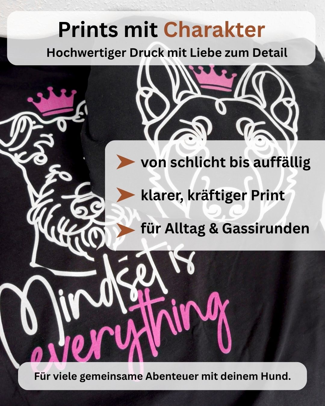 Prints mit Charakter – hochwertiger Druck für Alltag und Gassirunden
