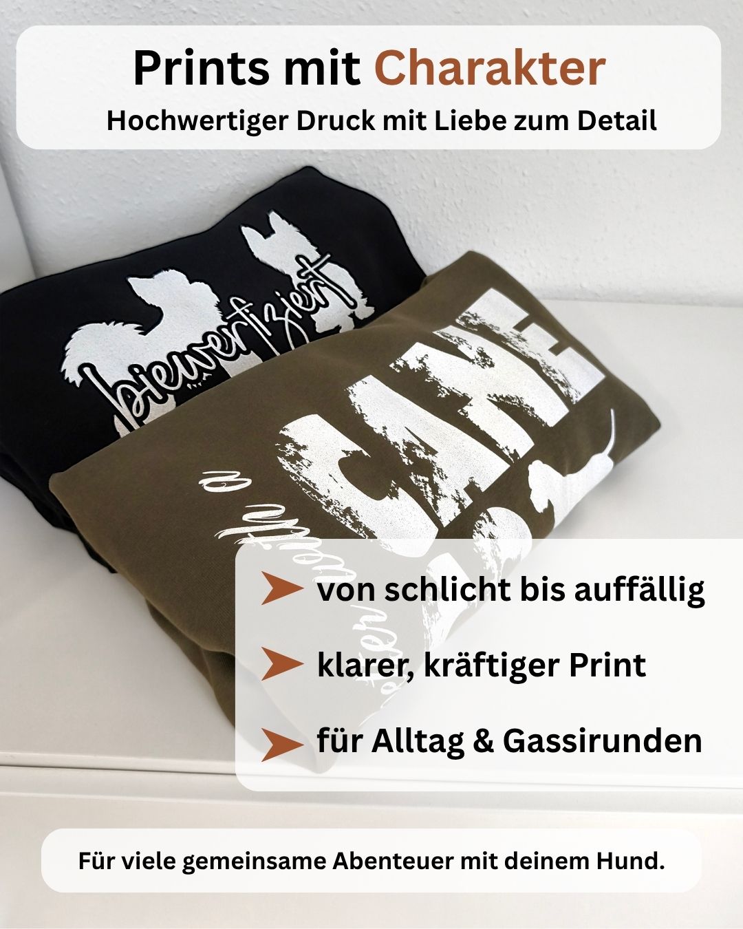 Prints mit Charakter – hochwertiger Druck für Alltag und Gassirunden