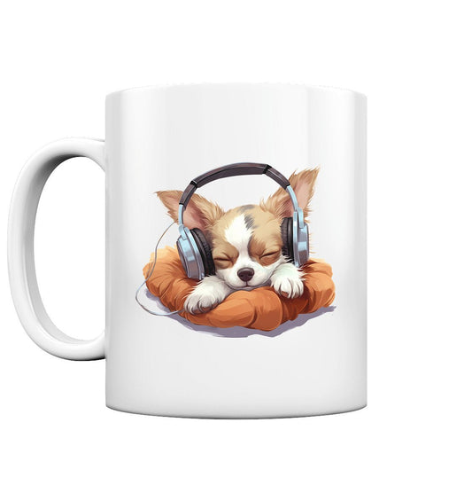Kopfhörer Chihuahua - Tasse glossy - Multitalenty