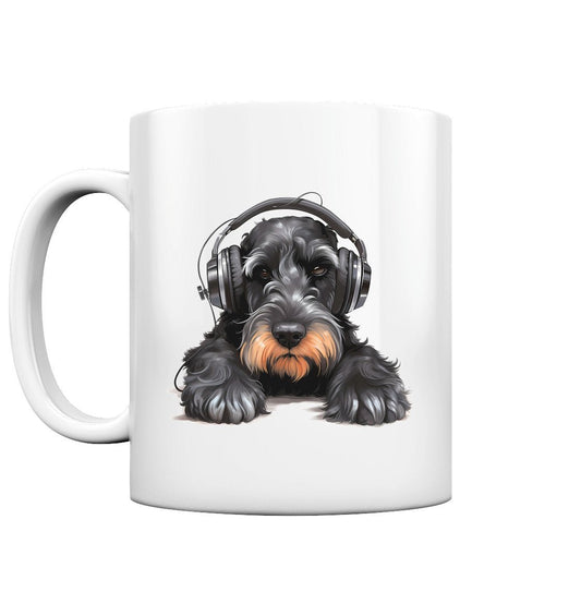 Kopfhörer Schnauzer - Tasse glossy - Multitalenty