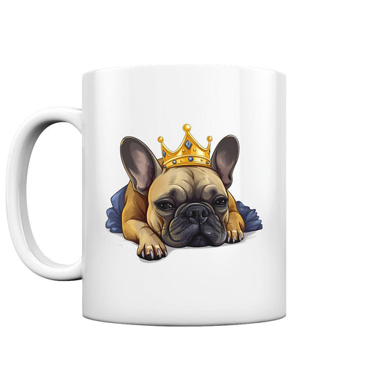 Schlafende Französische Bulldogge - Tasse glossy - Multitalenty