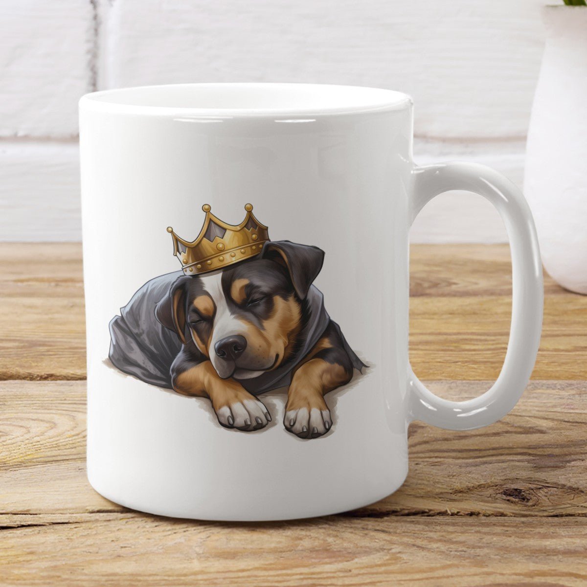Schlafender Appenzeller Sennenhund - Tasse glossy - Multitalenty
