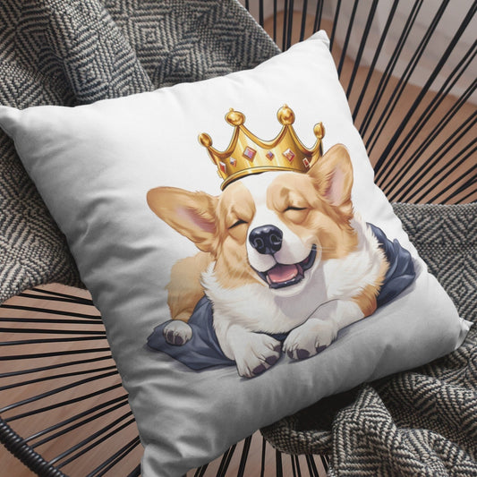 Schlafender Corgi - Kissen 40x40cm - Multitalenty