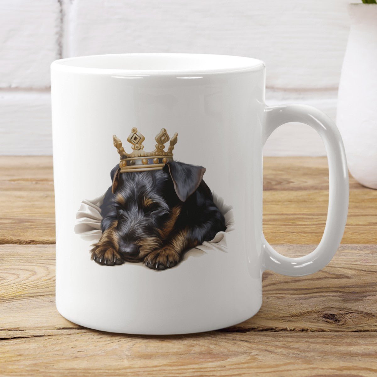 Schlafender Deutscher Jagdterrier - Tasse glossy - Multitalenty