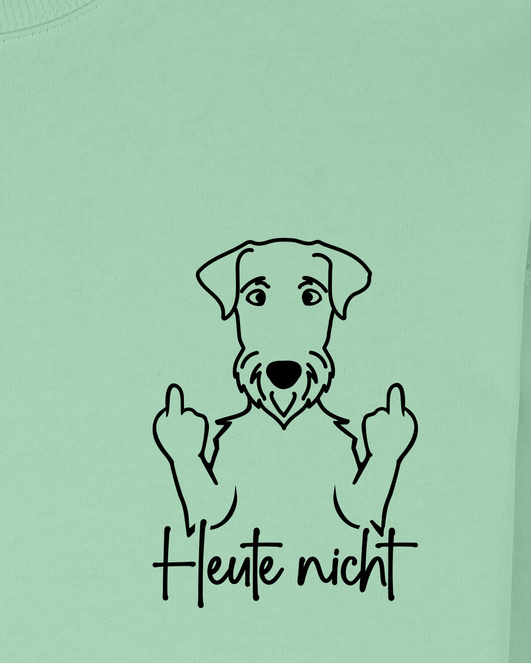 Heute nicht - Airedale Terrier - Motiv