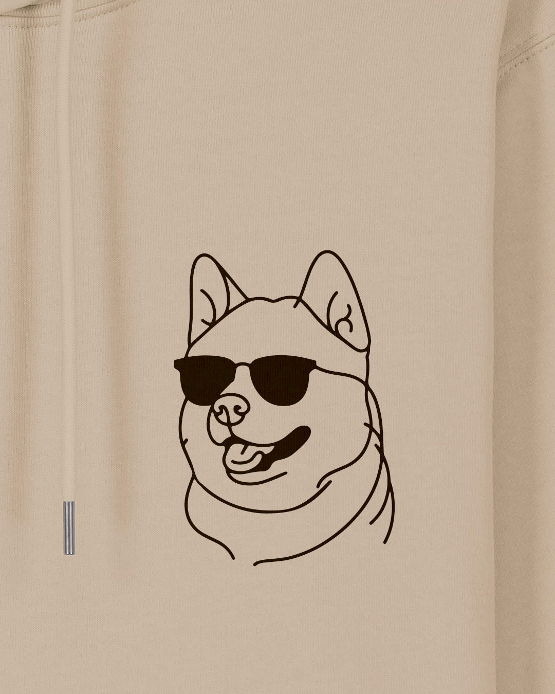 Motiv nah - Line Art - Cooler Akita
